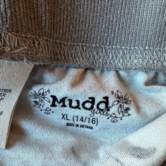 Girls 14/16 two piece set panda joggers MUDD and cat & Jack top - Picture 4 of 5